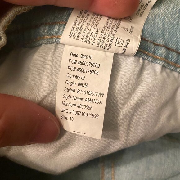 NWT gloria vanderbilt amanda jeans 10 stretch - Picture 13 of 13